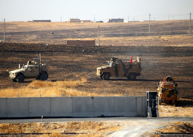Zırhlı araçlarımız sınırı geçti! ABD ile ikinci ortak kara devriyesi başladı - Resim: 4