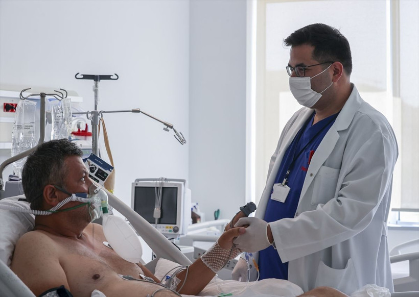 Ankara Kovid-19 Yoğun Bakım Ünitesi görüntülendi! Aşı olmayan bin pişman! - Resim: 2