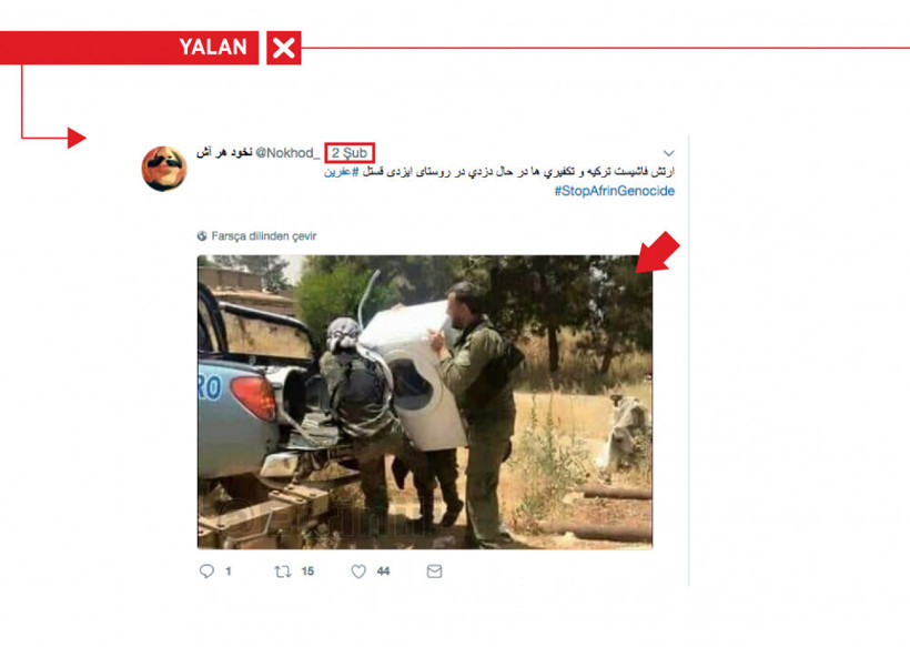 PYD yandaşları yine yaptı yapacağını! O fotoğraf meğer... - Resim: 2