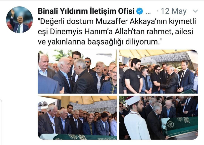 Deniz Akkaya'nın annesinin cenazesinde Yıldırım'a tepki gösterilmesiyle ilgili açıklama - Resim: 3