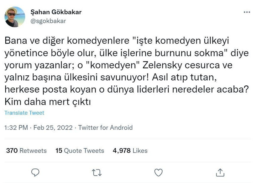 Ukrayna'daki savaşa sessiz kalmadı Şahan Gökbakar'dan tepki dolu Ukrayna paylaşımları - Resim: 3