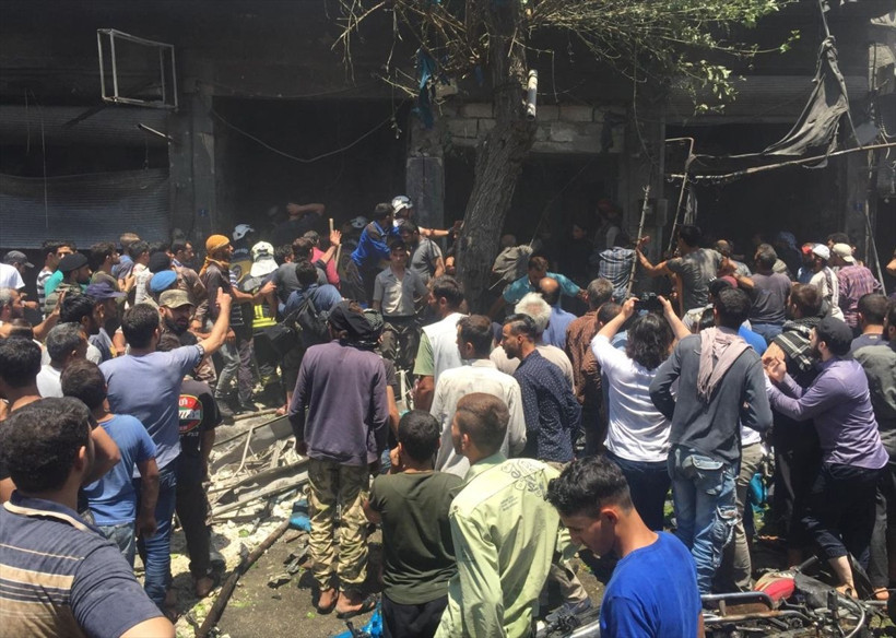 Suriye'de Fırat Kalkanı ile terörden arındırılan Bab'da eş zamanlı patlamalar - Resim: 4