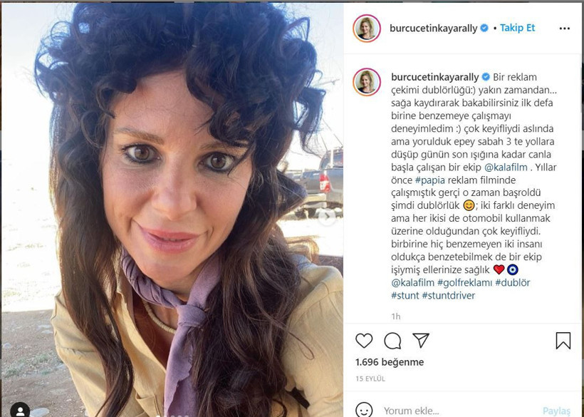Burcu Çetinkaya'nın siyah peruğu sosyal medyadan tam not aldı - Resim: 1