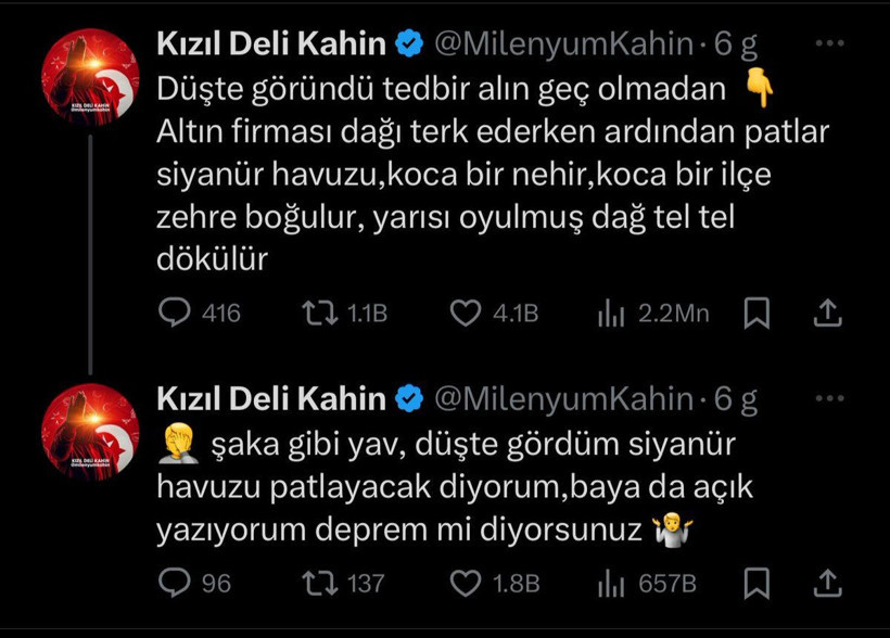 Depremleri de bilmişti! Altın madeni faciasını 5 gün önceden bildi! Kim bu 'kızıl deli kahin'! - Resim: 3