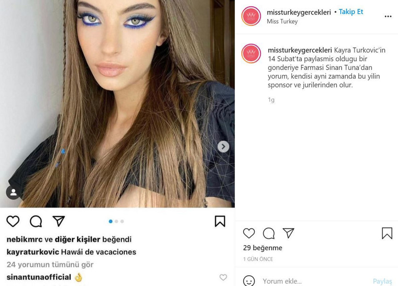 Miss Turkey 2021 finalistleri Kayra Turkovic ve Birsu Deniz hakkında skandal 'torpil' iddiası - Resim: 3