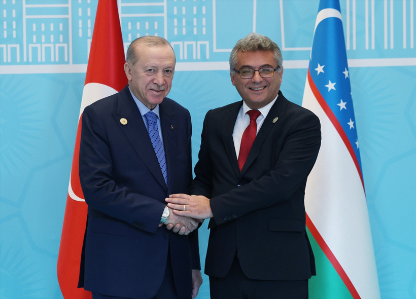 T&uuml;rk Devletleri Teşkilatı Zirvesi başladı! Cumhurbaşkanı Erdoğan'dan Filistin mesajı - Resim: 2