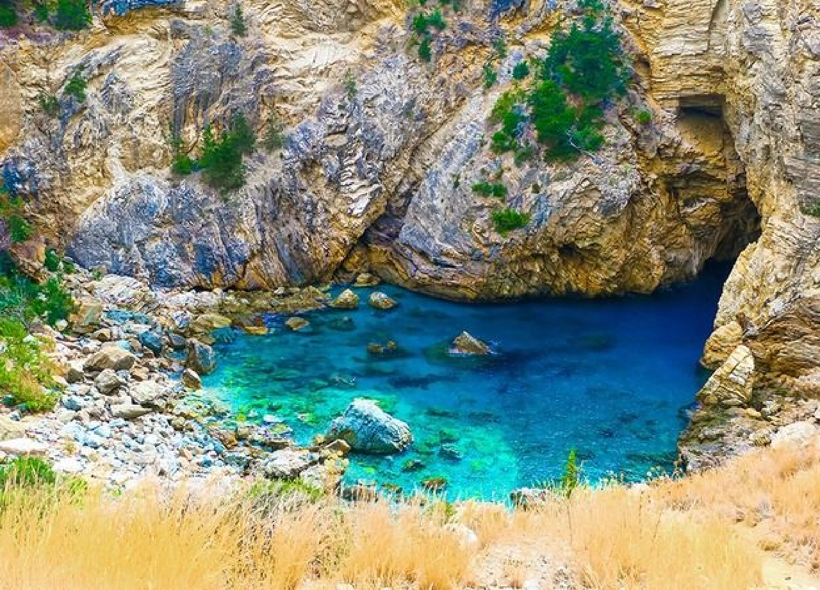 Antalya'da saklı cennet! Deniz mağarası doğaseverler ve fotoğraf tutkunlarının gözdesi oldu... - Resim: 1