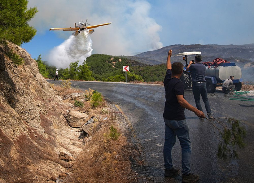 30 Temmuz'da başlayan orman yangını sürüyor! Çine yangını son durum - Resim: 4