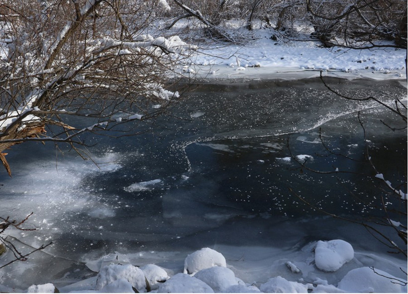 Soğuk hava gölleri buz pistine çevirdi - Resim: 1