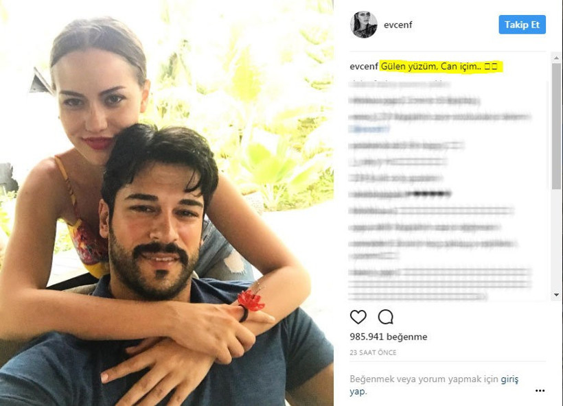 Fahriye Evcen Burak Özçivit'i çok özledi bakın ne yaptı - Resim: 2