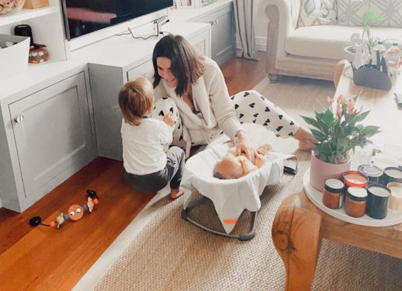 Kimsenin çekmesine izin vermiyordu! Bergüzar Korel ilk kez oğlu Han'ın fotoğrafını paylaştı - Resim: 3