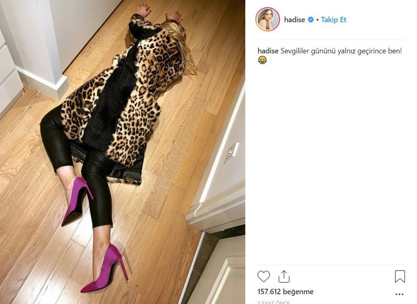 Hadise'nin 'Sevgililer Günü' paylaşımı olay oldu - Resim: 3