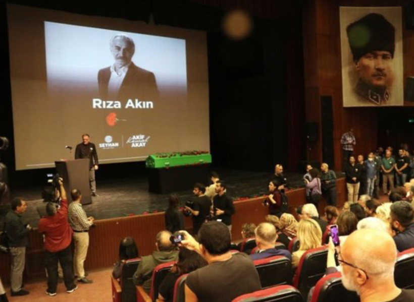 Rıza Akın için Adana'da tören düzenlendi son yolculuğuna uğurlandı... - Resim: 4