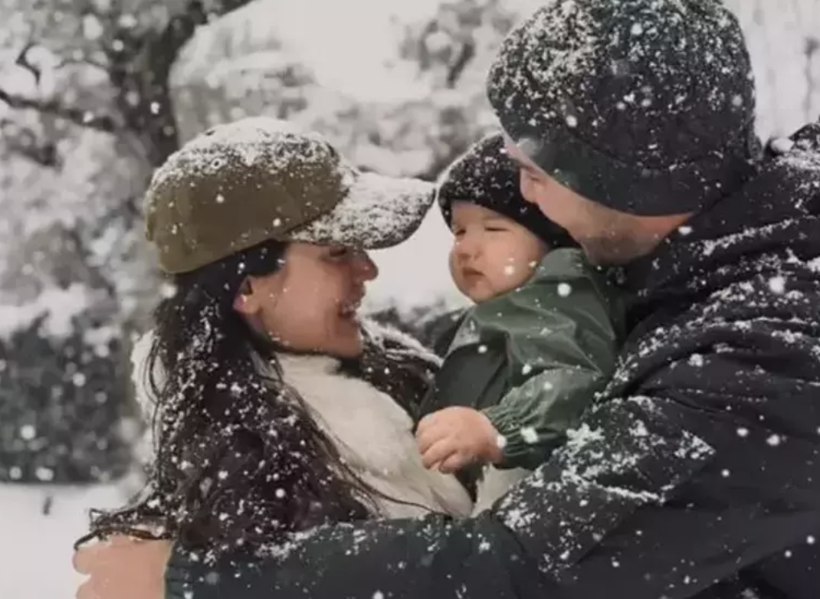 Kaan Yıldırım ve Pınar Deniz çiftenden oğulları ile huzur dolu paylaşım - Resim: 3