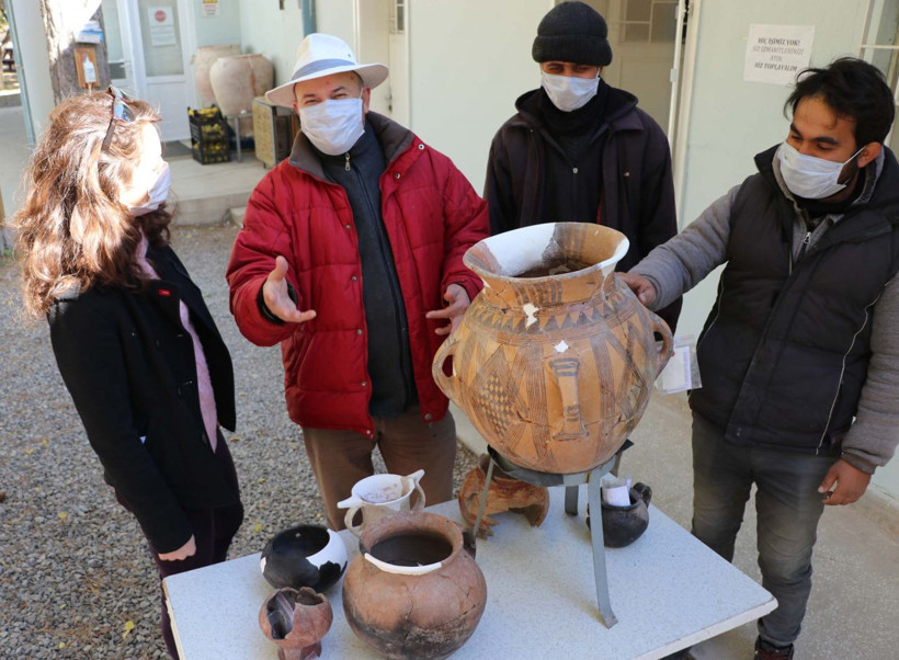 Kayseri'de bulundu 4 bin 200 yıllık mezar küpü TÜBİTAK projesinde incelenecek - Resim: 1