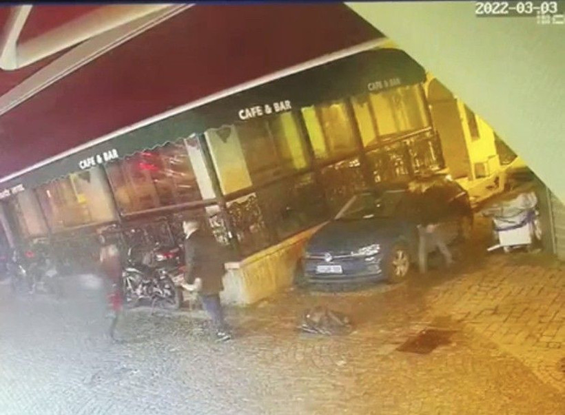 İstanbul'da eşiyle tartışan kadın otelin 7. katından düştü! Kavga ettikleri görüntüler ortaya çıktı - Resim: 2