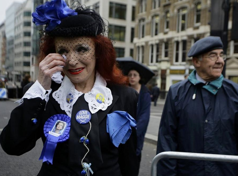 Demir Leydi Thatcher böyle gömülüyor - Resim: 4