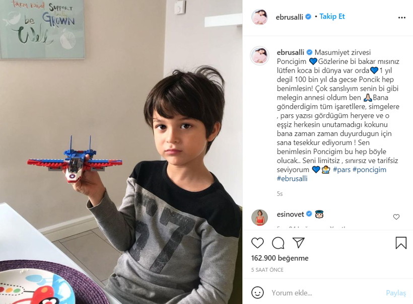 Ebru Şallı'dan oğlunun ölüm yıldönümünde duygulandıran paylaşım! - Resim: 1