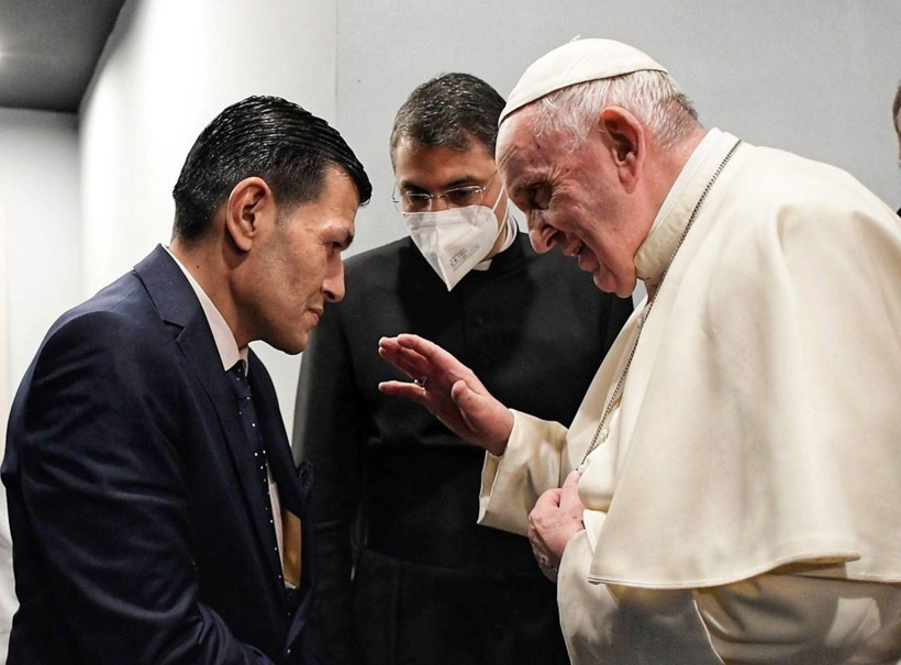 Papa, Erbil'de Aylan bebeğin babasıyla bir araya geldi - Resim: 1