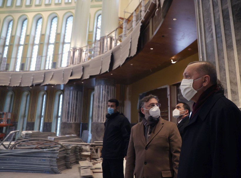 Cumhurbaşkanı Erdoğan, AKM ve Taksim Camii'nde incelemelerde bulundu - Resim: 3