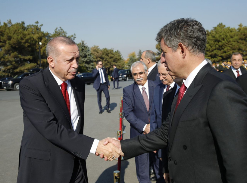 Devlet erkanından Anıtkabir'e 29 Ekim çıkarması Erdoğan'ın mesajı okundu - Resim: 4