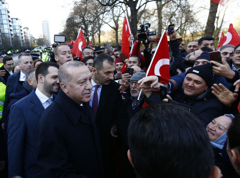 Cumhurbaşkanı Erdoğan'a Londra'da sevgi seli - Resim: 4