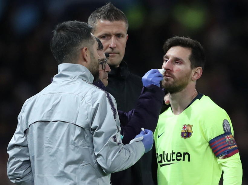 Messi kanlar içinde yerde kaldı yürekler ağza geldi - Resim: 9