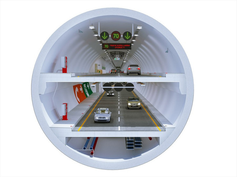 Avrasya Tüneli'nin içi ilk kez görüntülendi - Resim: 3