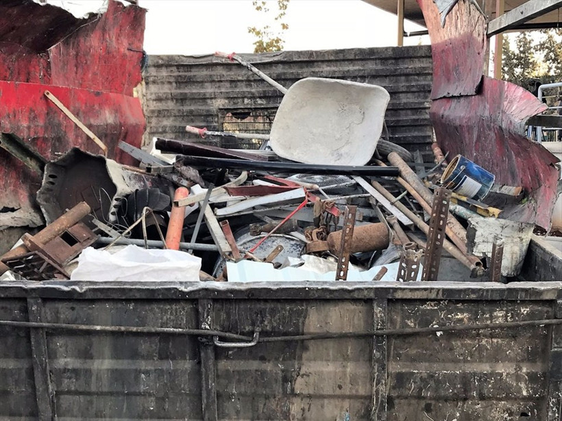 Kamyonet kasasında şok manzara! Roketatar, uçaksavar... - Resim: 4