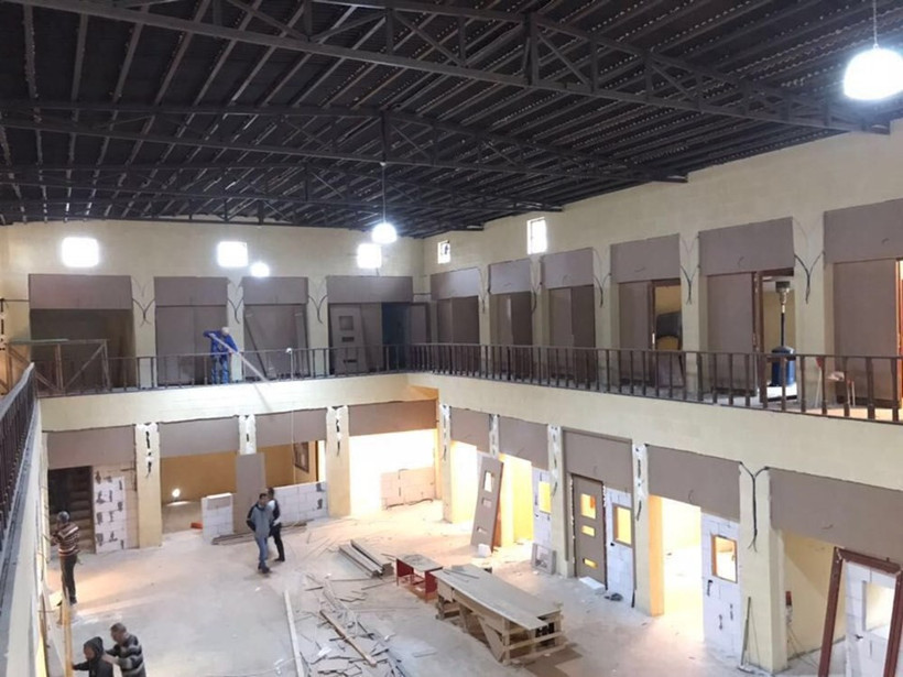 Avlu dizisi çekimleri için dev plato kuruldu! - Resim: 1