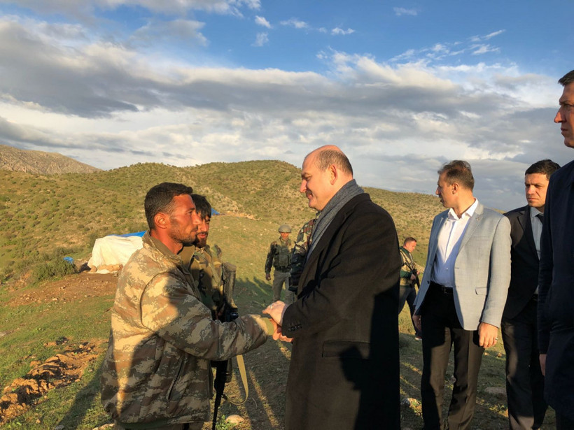 Bakan Soylu hain saldırının gerçekleştiği yerde incelemelerde bulundu! - Resim: 4