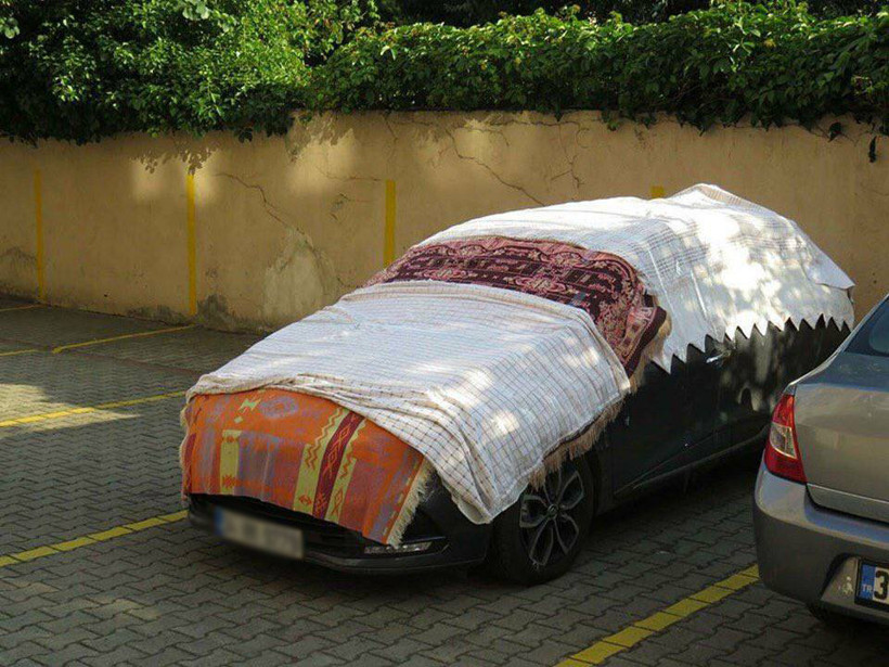 İstanbulluların dolu önlemleri görenleri şaşırttı! - Resim: 4