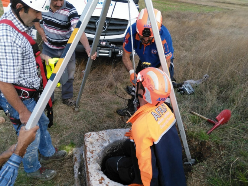 Kuyuya düşen tilkiyi AFAD kurtardı - Resim: 2