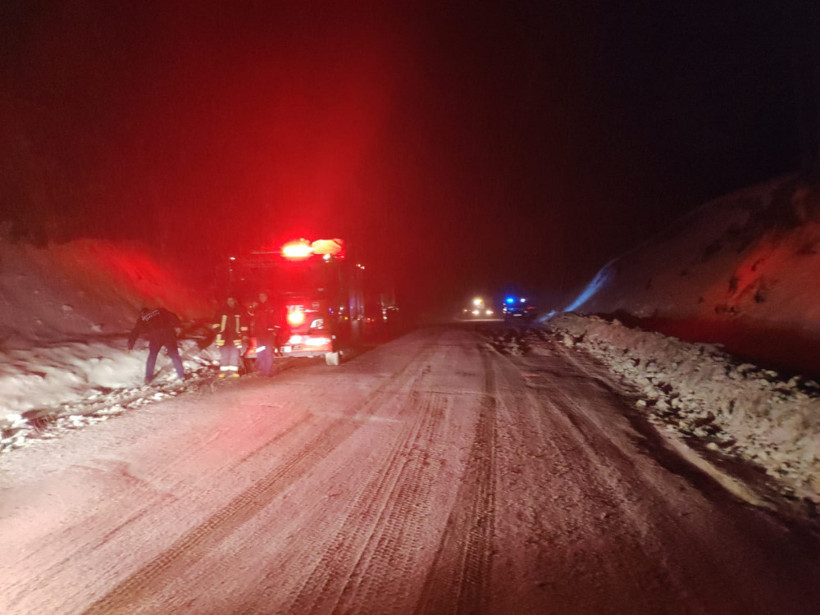Kayak merkezinde  100 kişi mahsur kaldı - Resim: 3