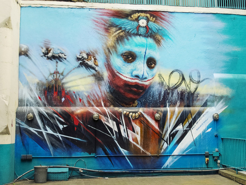 Dünyanın en iyi graffiti çalışmaları bu ülkede - Resim: 1