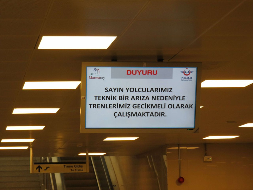 Marmaray'da arıza paniğe neden oldu - Resim: 1
