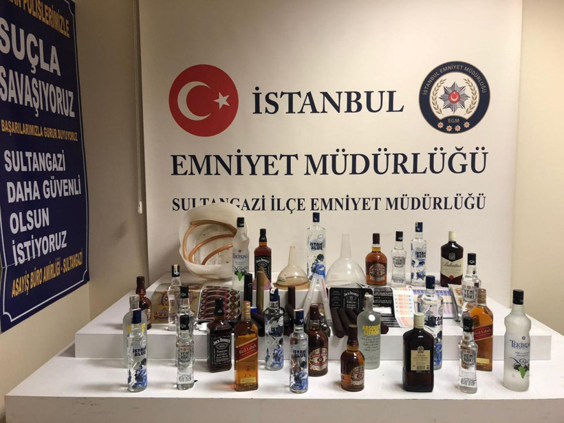 Bandrol ve şişeleri bile hazır! Binlerce ele geçirildi - Resim: 2