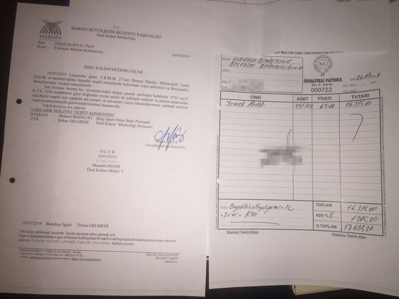 HDP'li Mardin Büyükşehiri ziyaret eden 2 kişi yemek yiyen 790 kişi - Resim: 2