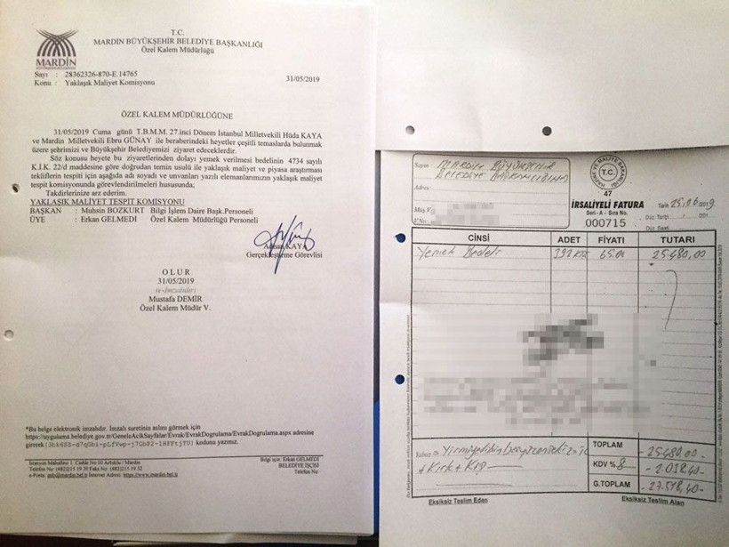 HDP'li Mardin Büyükşehiri ziyaret eden 2 kişi yemek yiyen 790 kişi - Resim: 3