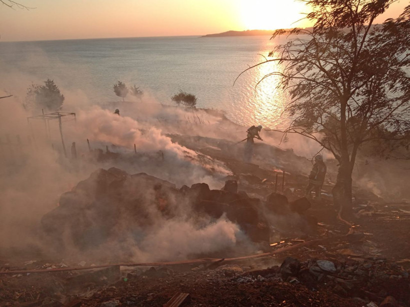 İstanbul Beylikdüzü'ndeki yangında 650 kümes hayvanı öldü - Resim: 4