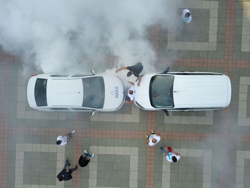 Bursa'da yürekleri ağızlara getiren tehlikeli gösteri - Resim: 3