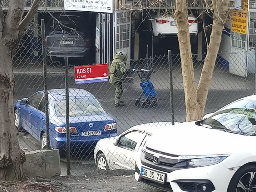 İstanbul Maslak'ta şüpheli paket paniği - Resim: 3