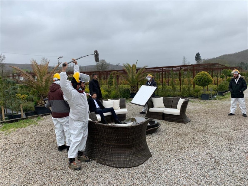 'Eşkıya Dünyaya Hükümdar Olmaz' setinde koronavirüs önlemi - Resim: 2