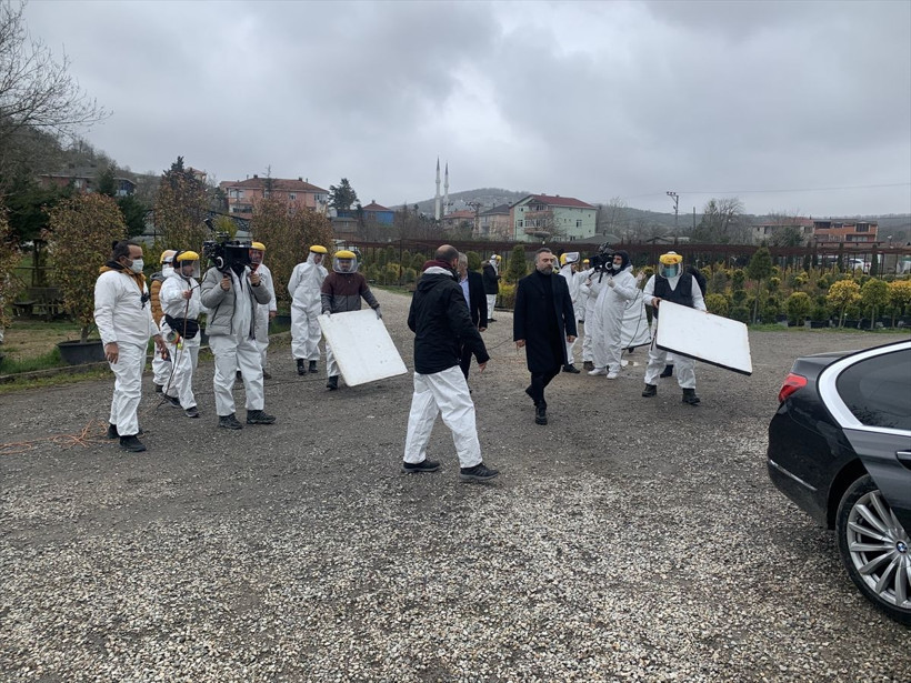 'Eşkıya Dünyaya Hükümdar Olmaz' setinde koronavirüs önlemi - Resim: 1