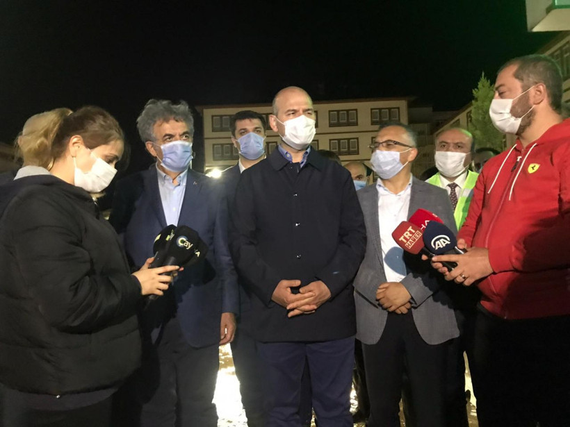 Bakan Soylu sel felaketin vurduğu Rize'de inceleme yaptı! Acı bilançoyu açıkladı - Resim: 4
