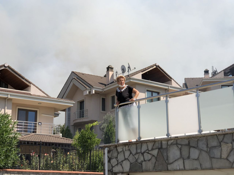 Bursa'da orman yangını! Villaların bahçeleri yanmaya başladı - Resim: 4