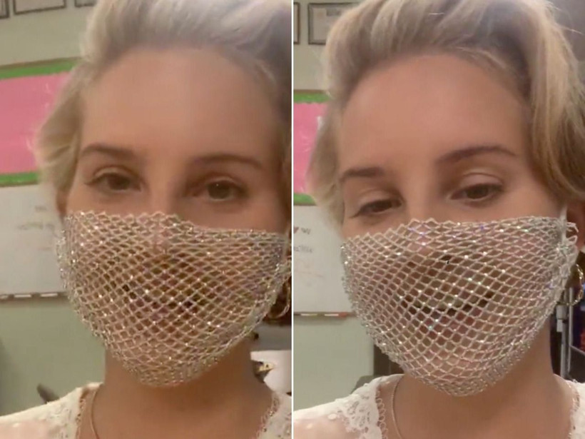 Lana Del Rey'in maskesi hayranlarını kızdırdı! 'Bu nasıl maske' tepkisi - Resim: 3