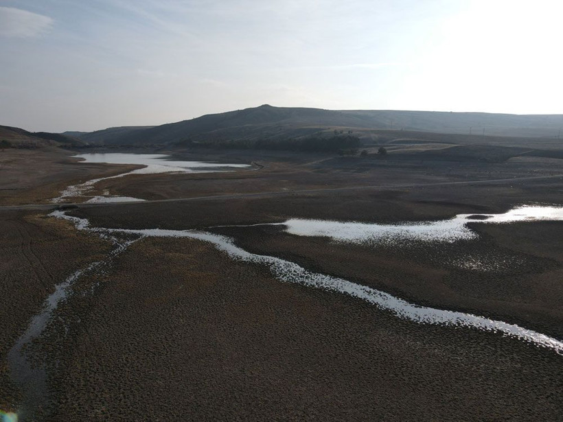 Çorum'da kuraklığın boyutunu gösteren ürkütücü görüntüler!  "8 aydır bir damla su düşmedi" - Resim: 2