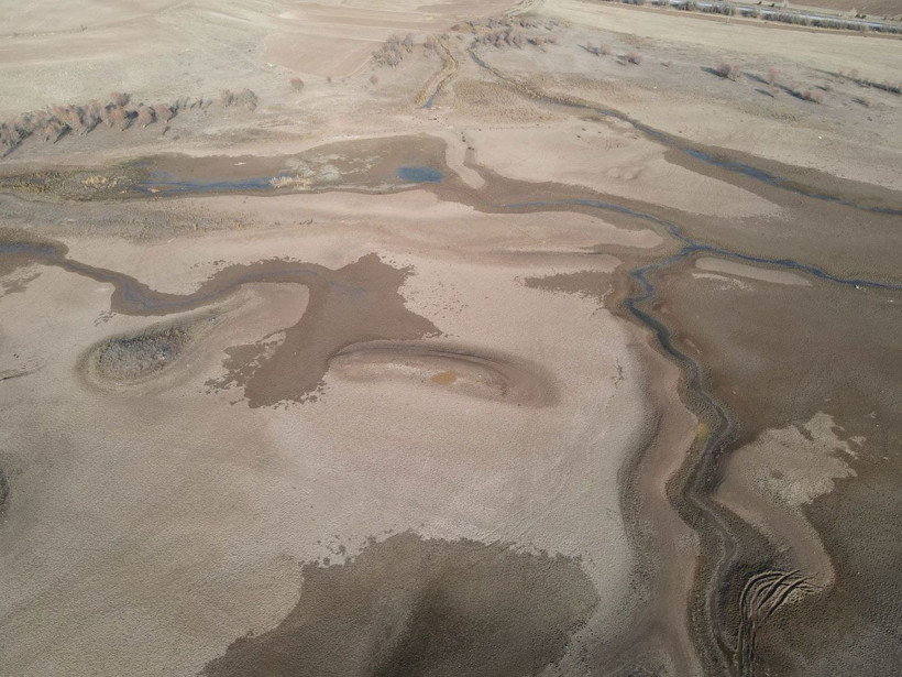 Çorum'da kuraklığın boyutunu gösteren ürkütücü görüntüler!  "8 aydır bir damla su düşmedi" - Resim: 3
