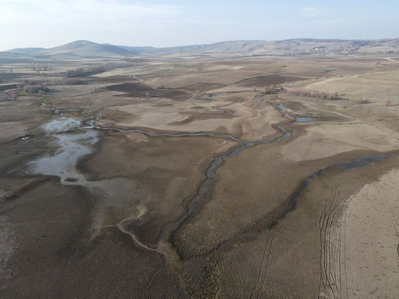 Çorum'da kuraklığın boyutunu gösteren ürkütücü görüntüler!  "8 aydır bir damla su düşmedi" - Resim: 4